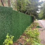 Декоративний зелений паркан сітка висота 1,1 м — рулонний зелений забор для огорожі