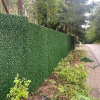 Декоративний зелений паркан сітка висота 1,1 м — рулонний зелений забор для огорожі