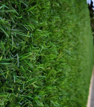 Декоративний зелений паркан сітка висота 1,2 м — декоративна зелена огорожа з імітацією листя