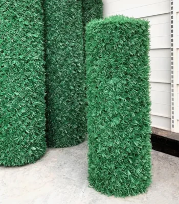 Декоративний зелений паркан сітка висота 1,3 м — забор із штучної трави