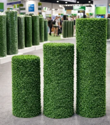 Декоративний зелений паркан сітка висота 50 см — зелена огорожа для забору