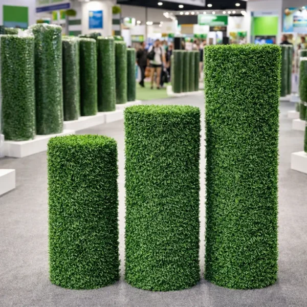 Декоративний зелений паркан сітка висота 50 см — зелена огорожа для забору