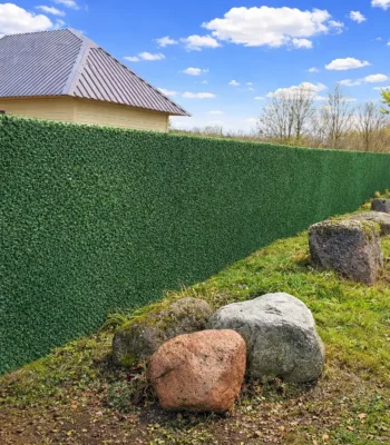 Декоративний зелений паркан сітка висота 70 см — зелений забор для огорожі