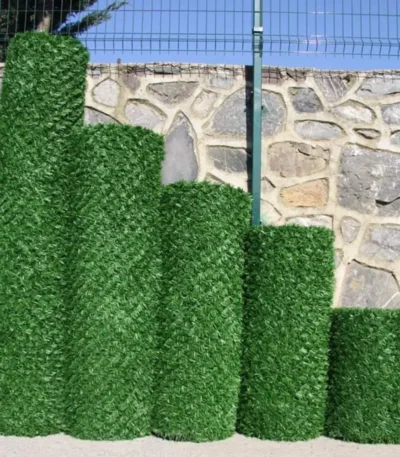 Декоративний зелений паркан сітка висота 90 см — живий зелений забор