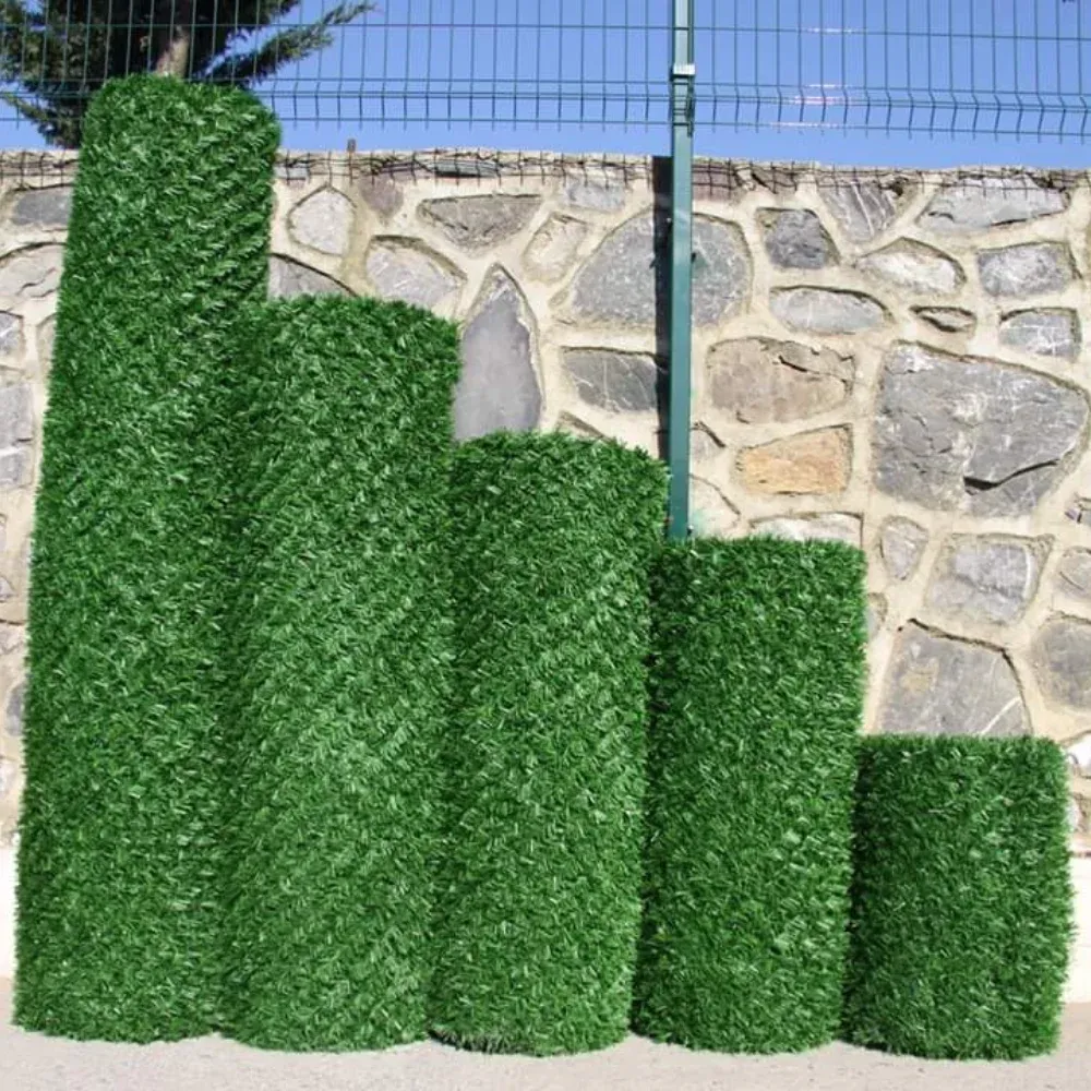 Декоративний зелений паркан сітка висота 90 см — живий зелений забор